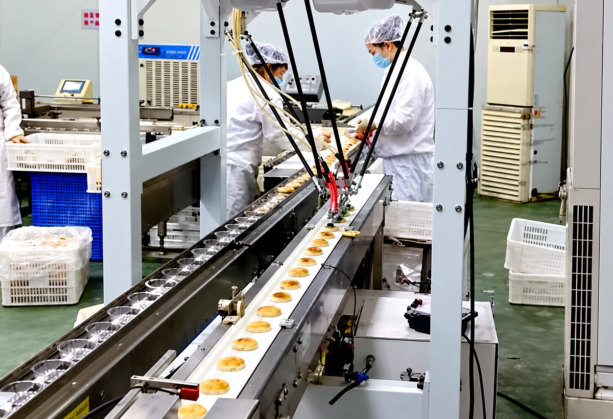 Robotic Case Packing for Food Products